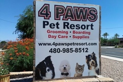 4 Paws Pet Resort, pet friend boarding and grooming in Mesa, Arizona